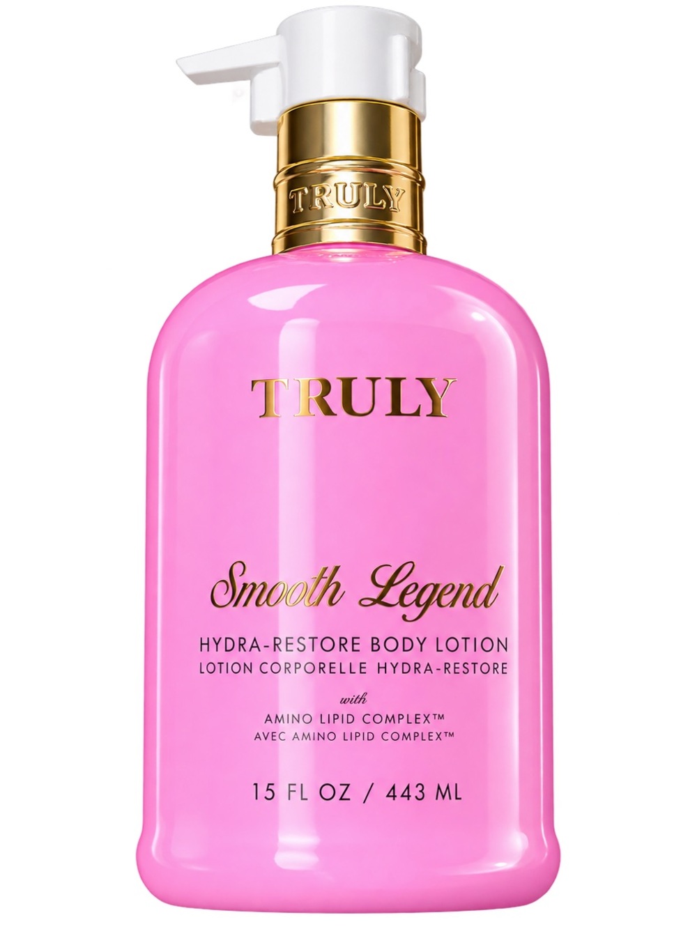 TRULY Smooth Legend Hydra-Restore Body Lotion - Pink & Gold Pump